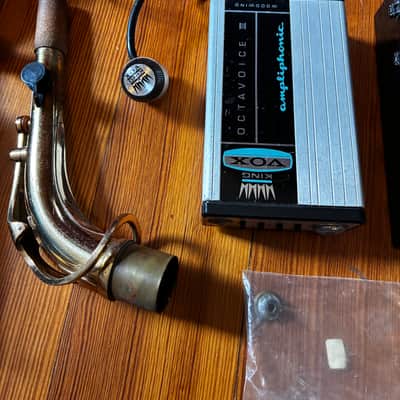 King VOX Octavoice Pickup + Selmer MarkVI alto sax neck image 2