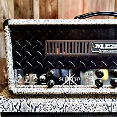 Mesa Boogie Stiletto Trident II Head and 4x12" Cabinet -2011-2012- Snakeskin - Ultra Rare image 15