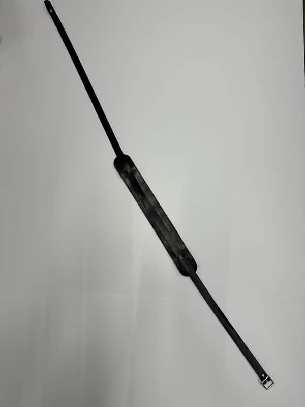 Vintage Fender Leather Strap 1950s 1960s Black Pre-CBS image 1