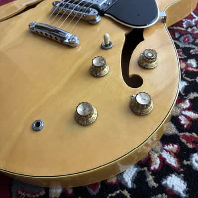 1978-1979 Yamaha SA700 Super Axe Semi-Hollow ES-335 Style Natural MIJ Japan image 6