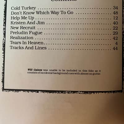 Eric Clapton - Rush - Guitar tab / tablature Book image 3