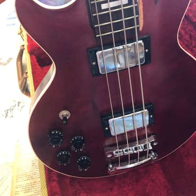 Stiehler Custom Les Paul Left-Handed Bass 2008 Red image 3
