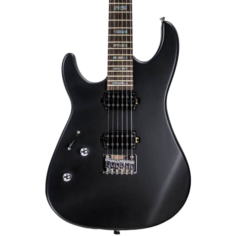 Sawtooth Left Handed ST-M24 Alder Wood Electric Guitar, Satin Black image 1