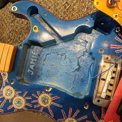 Peavey  T-15 Custom Folk Art Paint Job Southwestern Electric Guitar image 19