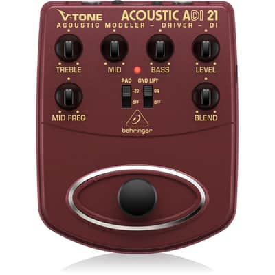 Behringer ADI21 Acoustic Amp Modeler / Direct Recording Preamp / DI Box image 1