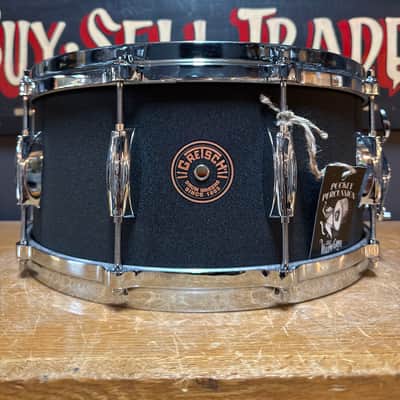 Gretsch G4164BC USA Custom Black Copper 6.5x14" 10-Lug Snare Drum 2018 - Present - Black image 1