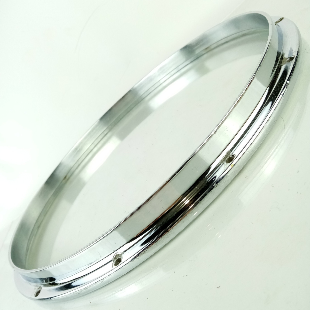 Premier 14"12Lg Batter Super Royal Scot Snare Drum Die-Cast Stress Ring Rim/Hoop — main photograph