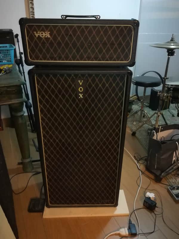 Vox Ac100 +cabinet T60 2x15 greenback celestion (thames ditton surrey) image 1