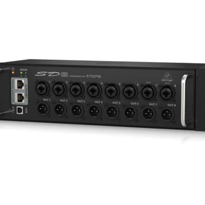 Behringer SD8 | 8 Midas Preamps - AES50 Stage Box | ULTRANET Hub with 8 Outputs image 6