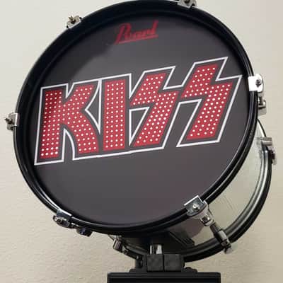 KISS Mirrorball Double Sided Rotating Bass Drum w/ Multi-Color Internal Lighting + Remote Control image 6