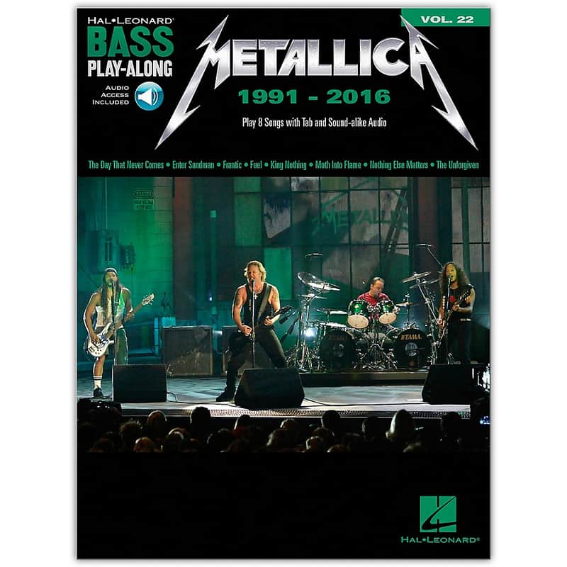 Hal Leonard Metallica: 1991-2016 Bass Play-Along Volume 22 Book/Audio Online image 1