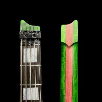 S.Martyn Custom Blaze 32” Headless 5 String Bass Guitar w/ Gigbag image 5