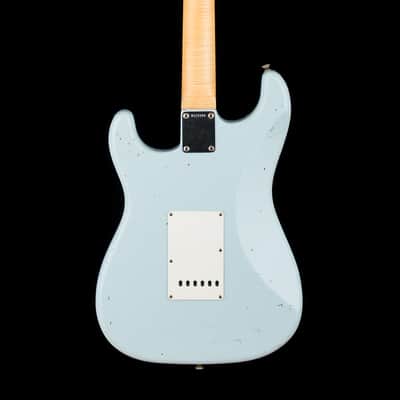 Mint Fender Custom Shop Dennis Galuszka Masterbuilt Empire 67 Stratocaster Journeyman Relic Brazilian RW FB - Sonic Blue #25588 image 4