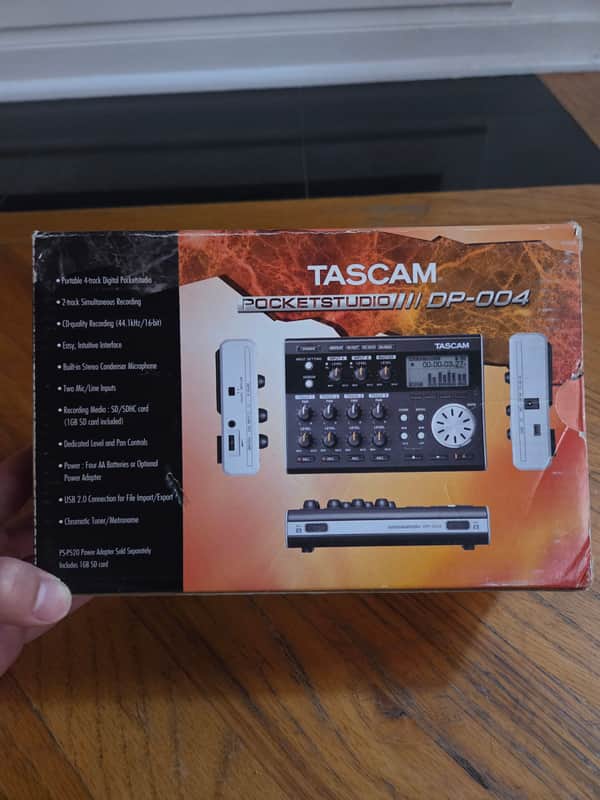 TASCAM Pocketstudio DP-004 Portable Digital 4-Track Recorder | Reverb