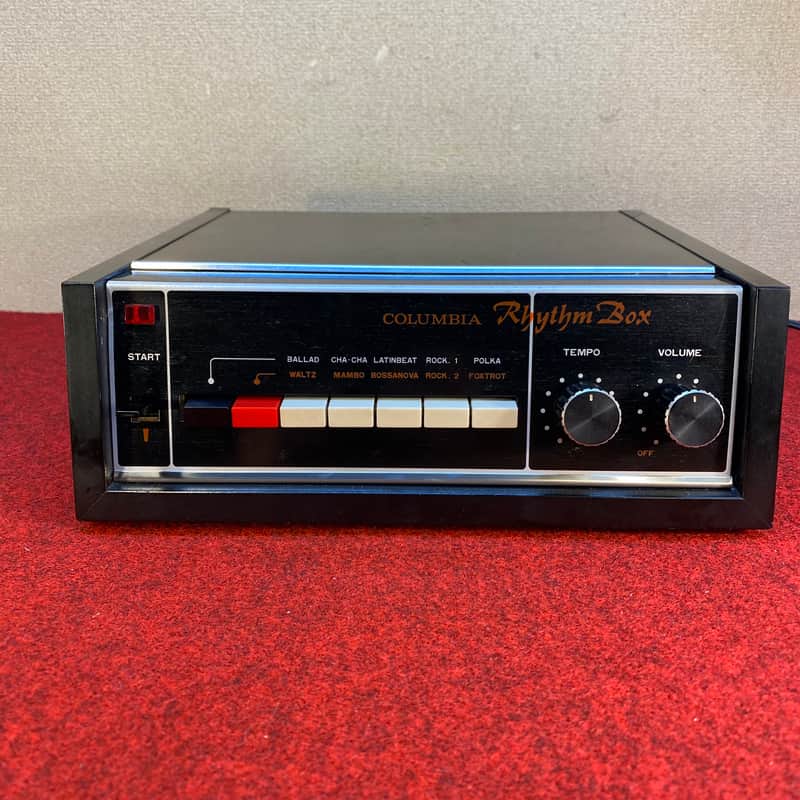 Sultry 1975 Columbia Rhythm Box - This thing looks like it could be Batman's beat box image 1