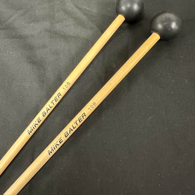 Mike Balter 10B Xtra Hard Mallets, 1" Phenolic on Birch Handles - NEW #1 image 1
