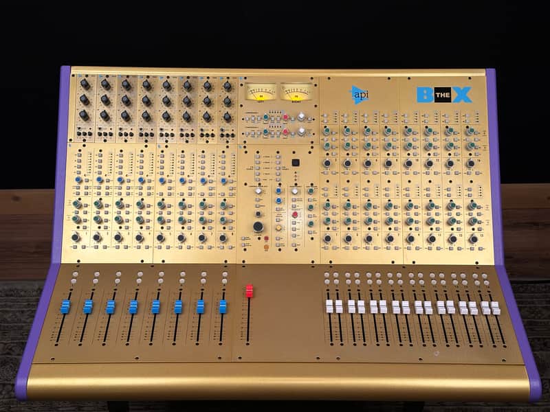 API The Box 2 Console Mixer Golden. Loaded With 550A Anniversary Edition. Perfect! image 1