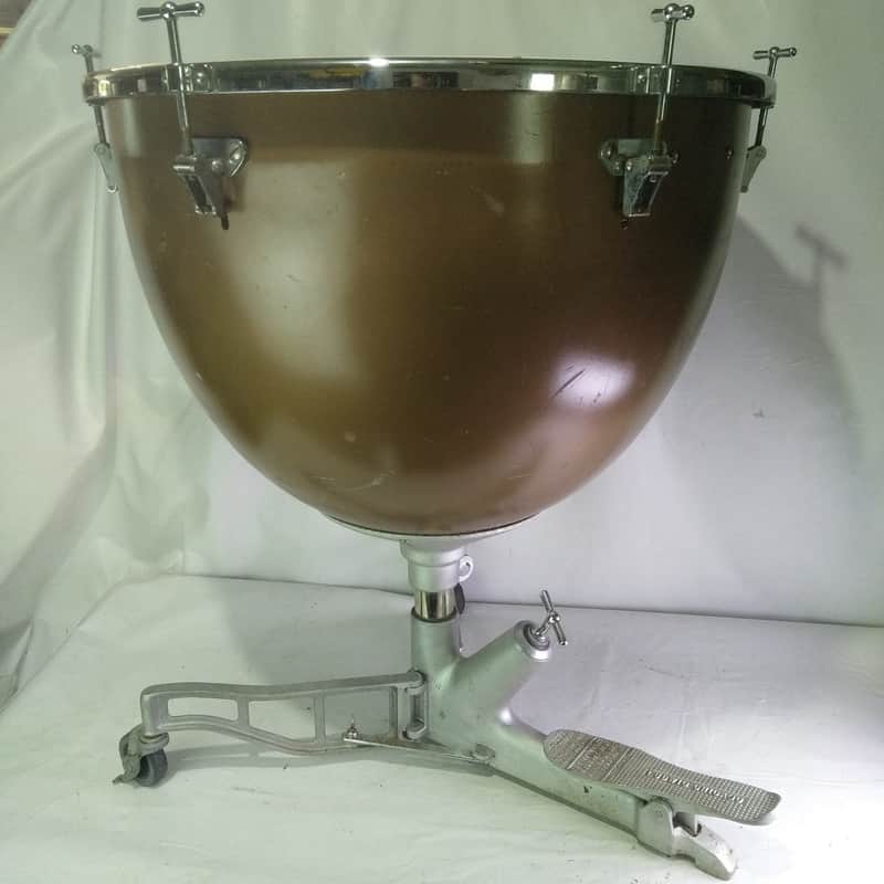 Ludwig 26" Timpani Drum Fiberglass Bowl Vintage 60s Complete+70s Block Logo Head image 1