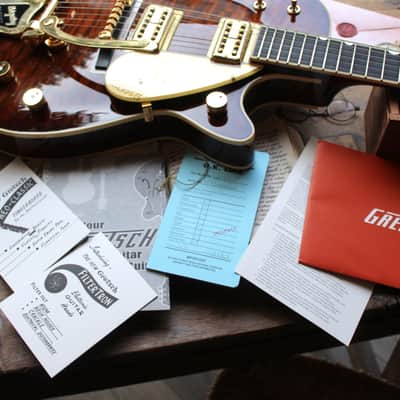 GRETSCH "G6134TGQM-59 Limited Edition Quilt Classic Penguin with Bigsby, Ebony Fingerboard, Forge Glow" HARDCASE, 4, 04 KG, LIMITED EDITION, ONLY 40 Pieces for EMEA (EUROPA,MIDDLE EAST, AFRICA) image 14