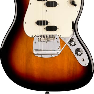 Squier Paranormal Electric VI Laurel FB Parchment Pickguard 3-Color Sunburst image 3