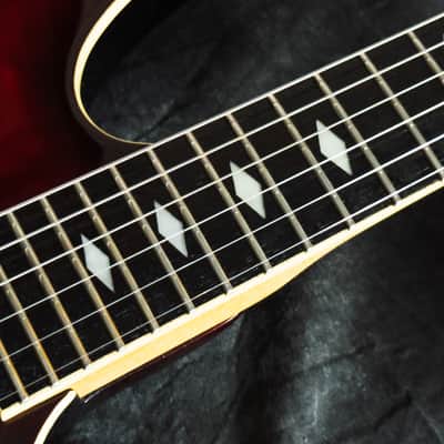 B.C. Rich Warlock-920JE - See Through Red Burst - VERY GOOD condition image 8