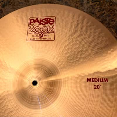 Paiste 2002 MEDIUM 20” Crash Ride PERFECT! Famous FULL Iconic Tone! 2036 g Don’t Pay $470! image 3