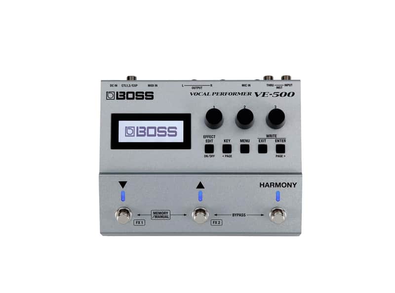 Boss VE-500 Advanced Vocal Multi-Effects Stompbox for Singing Guitarists image 1