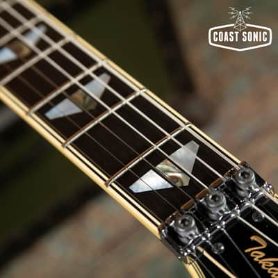 1999 Yamaha SG-T2 Masayoshi Takanaka Signature Model, transparent blue, with case image 13