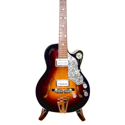 c. 1958 PREMIER BANTAM Deluxe E-704 Multivox Hollow Body Electric Guitar image 1