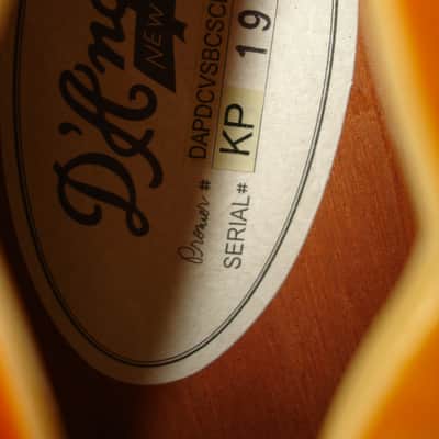D'Angelico DAPDCVSBCSCB9EX Premier DC Boardwalk (P90s) Semi-Hollow Electric Guitar, Vintage Sunburst (Guitar Center Exclusive) image 6