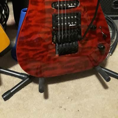 Jackson JS34Q DKAM - 2021 Transparent Red image 6