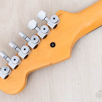 1992 Levinson Blade Texas Blue S-Style Guitar SSS Clear Blue, Japan image 5