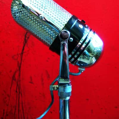 Vintage 1960's Fen-tone FM-18 crystal pill microphone High Z with cable & box Calrad Lafayette Olson image 5