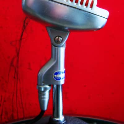 Vintage 1950's Shure 51 dynamic Microphone multi Z w cable Nat King Cole 55 55S 737A image 8