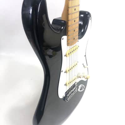 Vintage MIK Hondo H760B Black & White '80s Deluxe Series 760 image 3