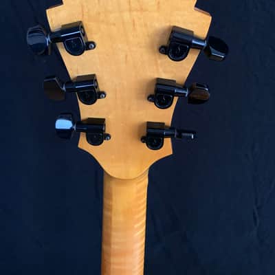 Bill Moll 18 Inch Classic Archtop Non-Cutaway 2004 Natural Spruce- Clear image 11