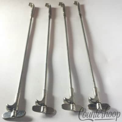 *W&A 4x Bass/Snare Drum x12"Single-Tension T-Rods+Claws Nickel 10s Walberg&Auge* image 2