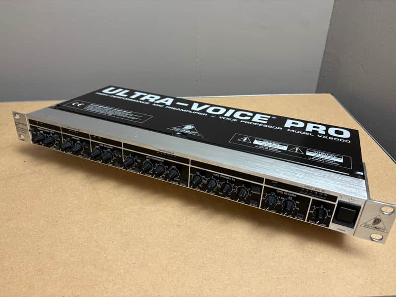 Behringer Ultra-Voice Pro VX2000 High-Performance Mic Preamp Voice Processor image 1