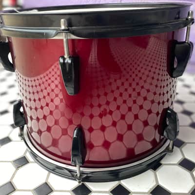 Pearl Export 8x12” Tom- 2000s - Red wine image 6