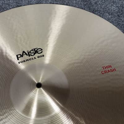 Used Paiste Formula 602 Thin Crash Cymbal 22" - Very Good image 2