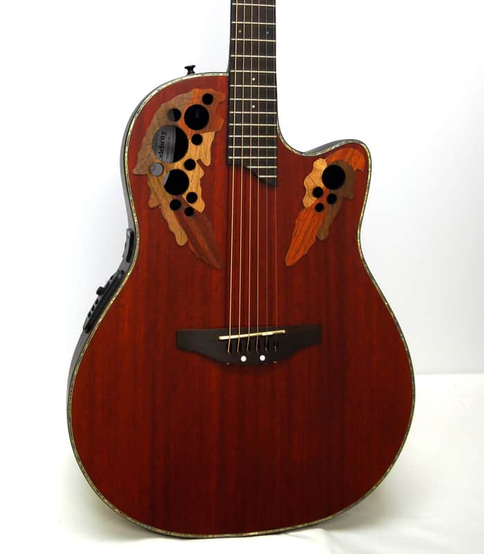 Ovation Celebrity Deluxe CC48-PD Padauk Super-Shallow Acoustic
