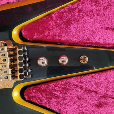 1990's ESP EDWARDS IE-115 AION IZUMI MODEL - MIJ JAPAN - Black Gold image 6