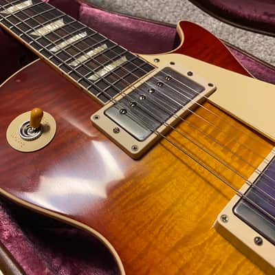 2020 Gibson Custom Shop '58 Les Paul Standard Reissue - Washed Cherry Sunburst VOS - R8 image 6