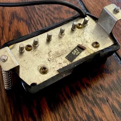 VINTAGE 1982 GRECO "DRY 1982" MODEL -  PAF HUMBUCKER CLONE - DOUBLE BLACK - MAXON MADE - GOOD CONDITION MIJ image 2