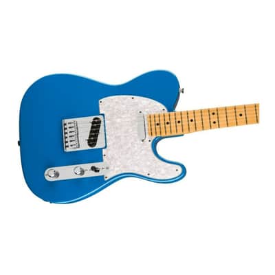 Fender Player II Modified 6-String Right-Handed Telecaster Electric Guitar with Alder Body, Maple Fingerboard, and 6 Block Brass Saddles (Electric Blue) image 3