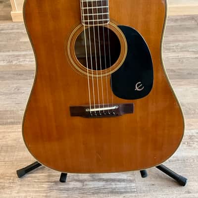 1970s Epiphone Dreadnought Acoustic Guitar image 2