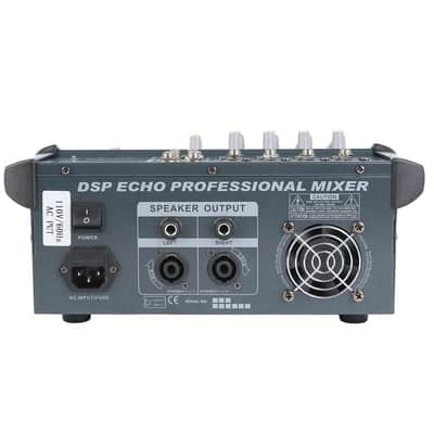 4-Channel Bluetooth Powered Audio Mixer – Digital Mixing Amplifier with USB/SD, 16 DSP Effects, 180W RMS image 4
