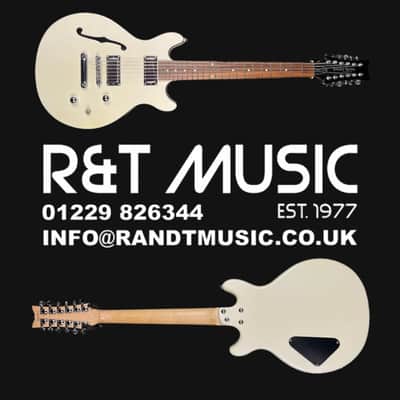 Daisy Rock Retro-H 12ST Electric Guitar in White Pearl image 8