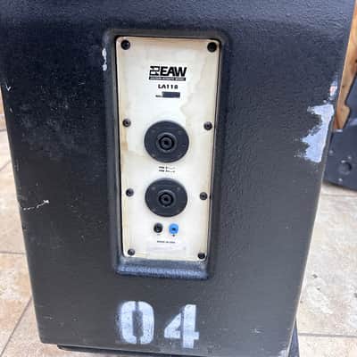 EAW LA118 18" Subwoofers – PAIR - with 2 Dollies - Tested & Working #3 & 4 image 4