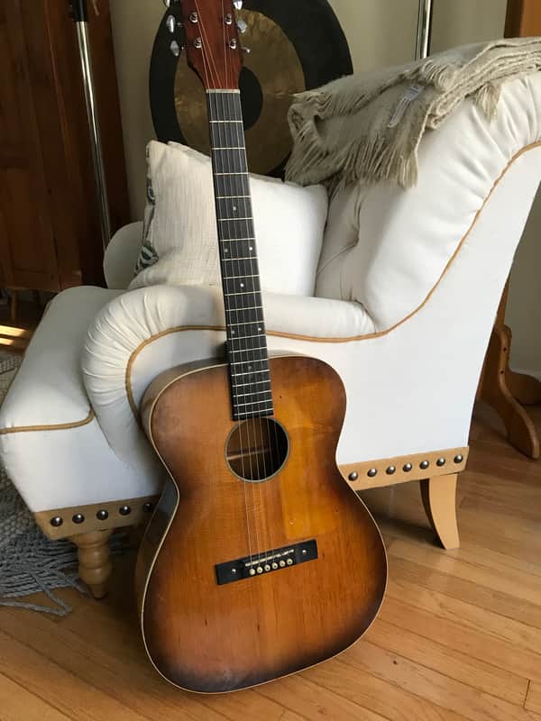 Silvertone (Harmony) 000 Acoustic Guitar image 1